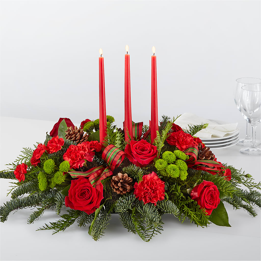 By the Candlelight Centerpiece – Jazmin Flowers, Chicago IL