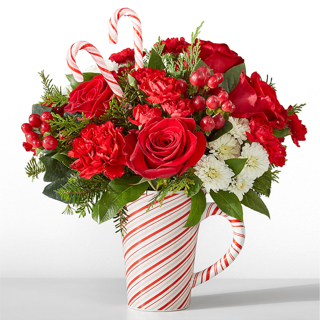 Peppermint Swirl Mug – Jazmin Flowers, Chicago IL