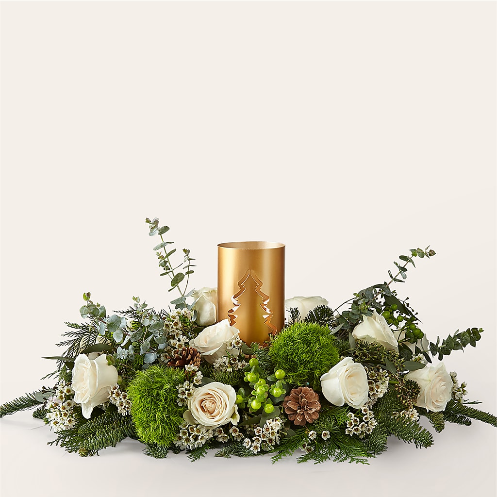 Chestnuts Roasting Centerpiece – Jazmin Flowers, Chicago IL