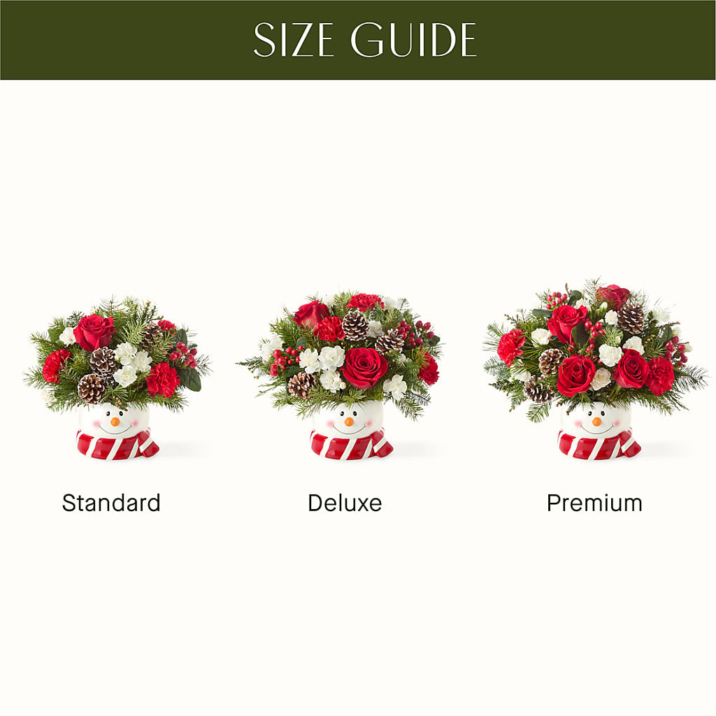 Jolly Snowman Bouquet – Jazmin Flowers, Chicago IL