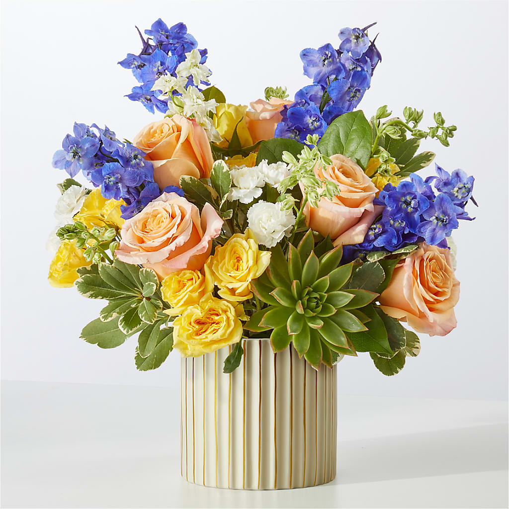 Cobalt Reverie Bouquet – Jazmin Flowers, Chicago IL