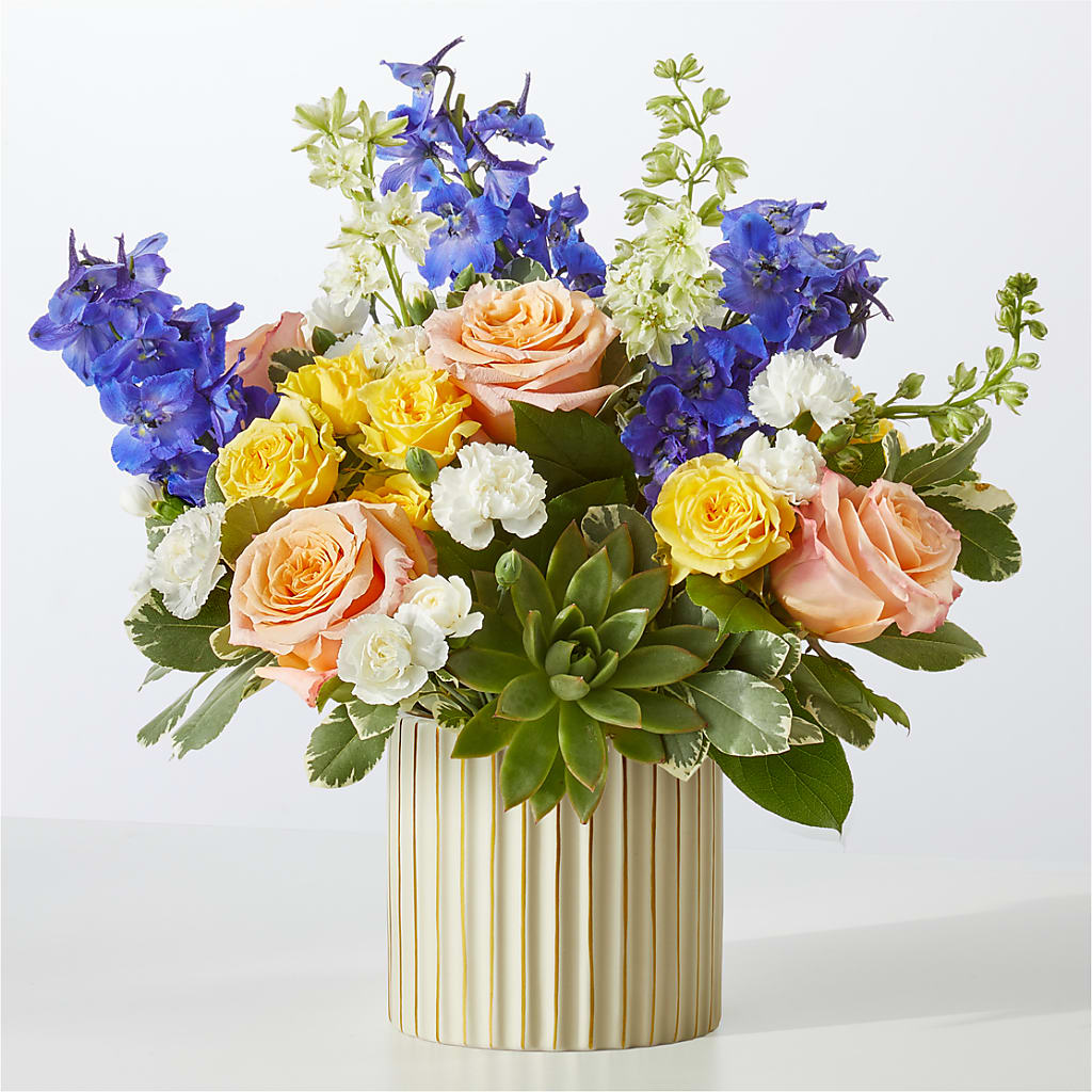Cobalt Reverie Bouquet – Jazmin Flowers, Chicago IL
