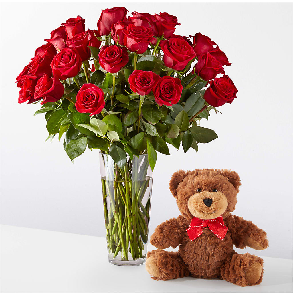 Romantic Long Stem Red Rose Bouquet Bundles – Jazmin Flowers, Chicago IL