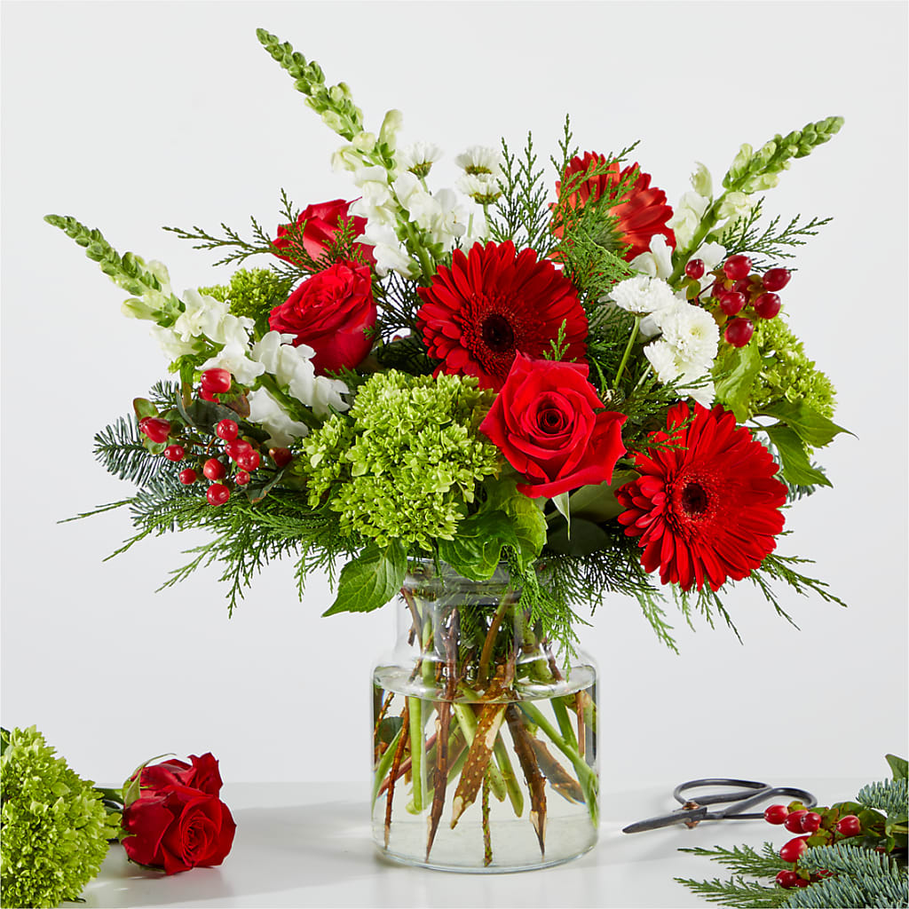 Merry Moment Bouquet – A Florist Original – Jazmin Flowers, Chicago IL