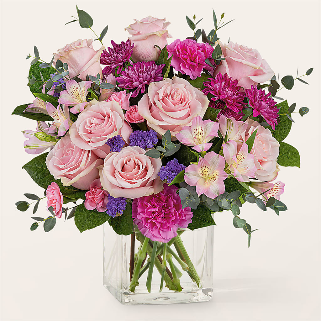 Rosy Radiance Bouquet – Jazmin Flowers, Chicago IL