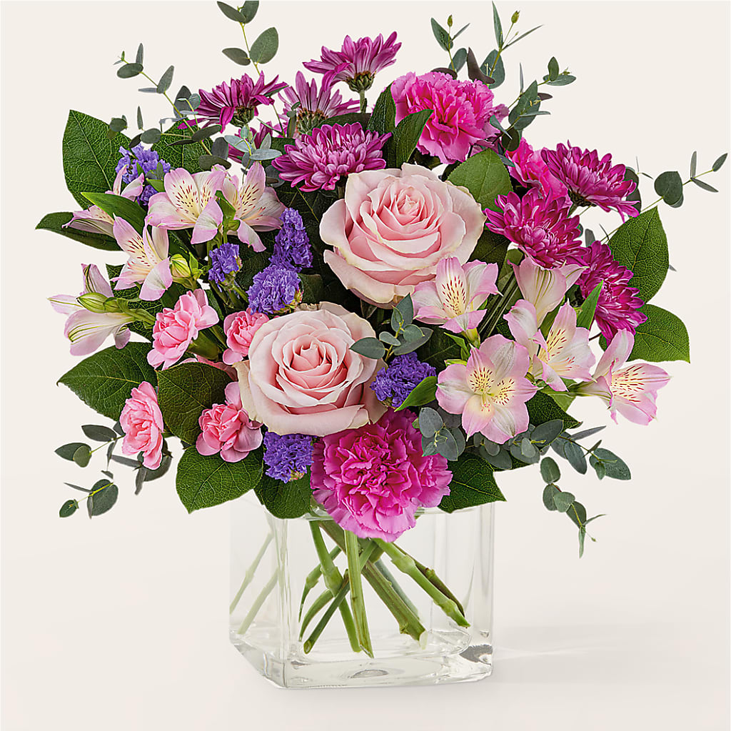 Rosy Radiance Bouquet – Jazmin Flowers, Chicago IL