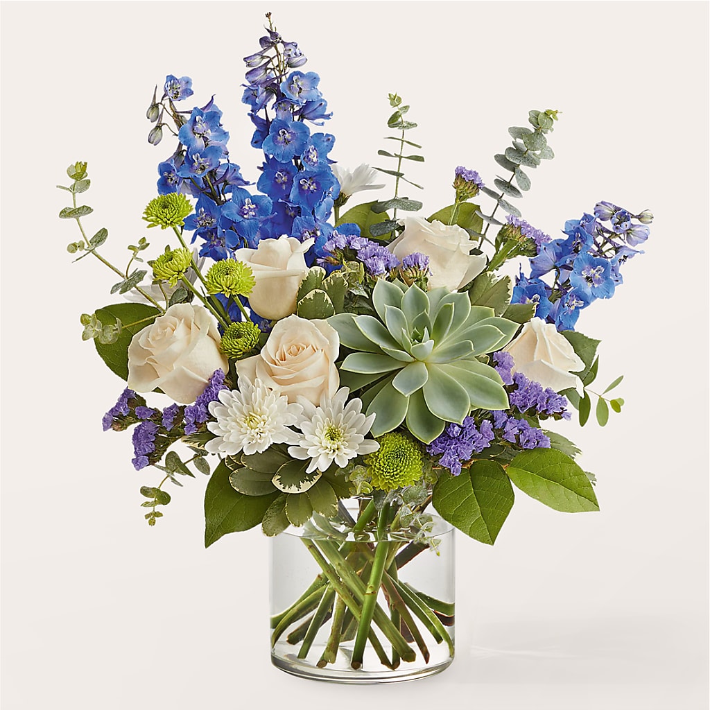 Cerulean Waves Bouquet – Jazmin Flowers, Chicago IL
