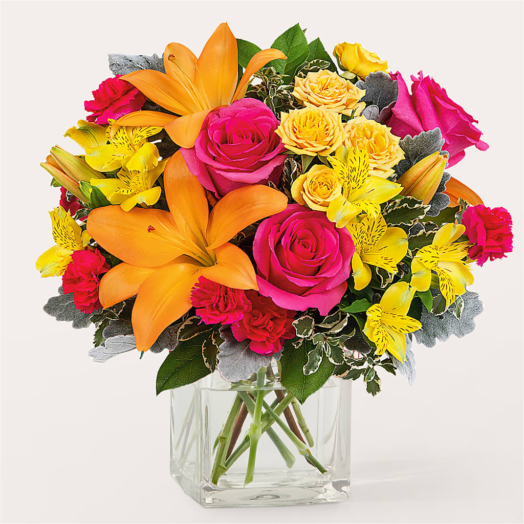 To the Tropics Bouquet – Jazmin Flowers, Chicago IL