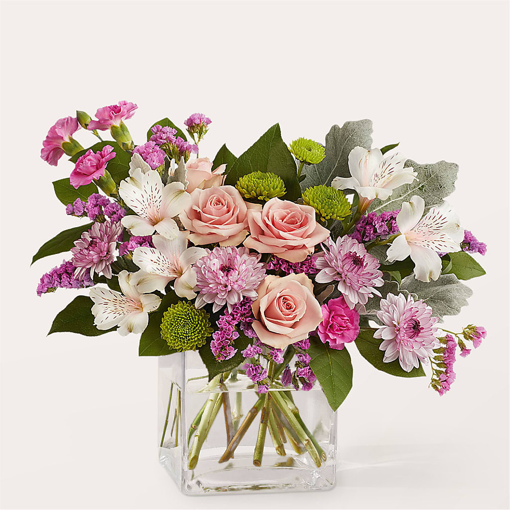 Pink Suede Bouquet – Jazmin Flowers, Chicago IL