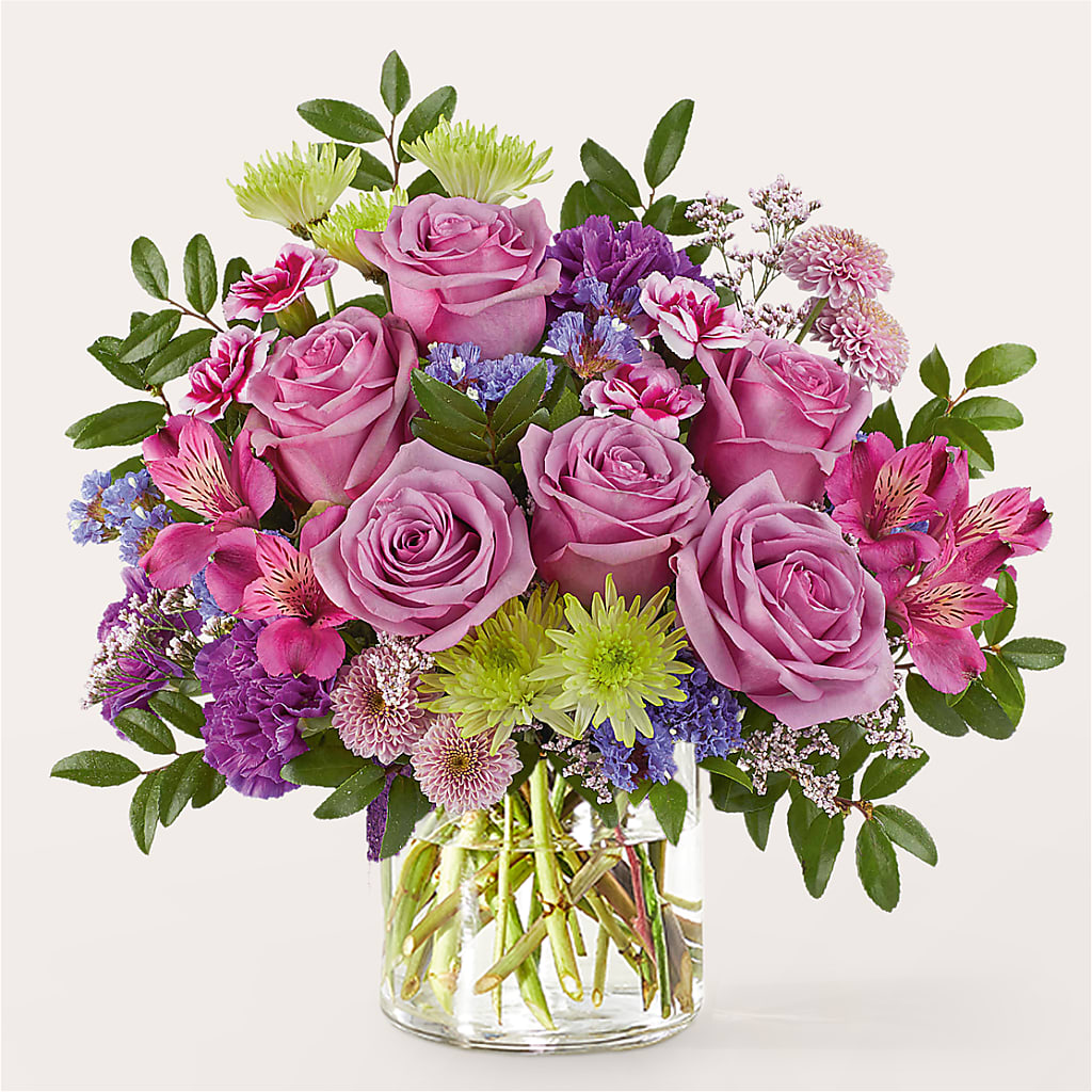 Glass Half Full Bouquet – Jazmin Flowers, Chicago IL