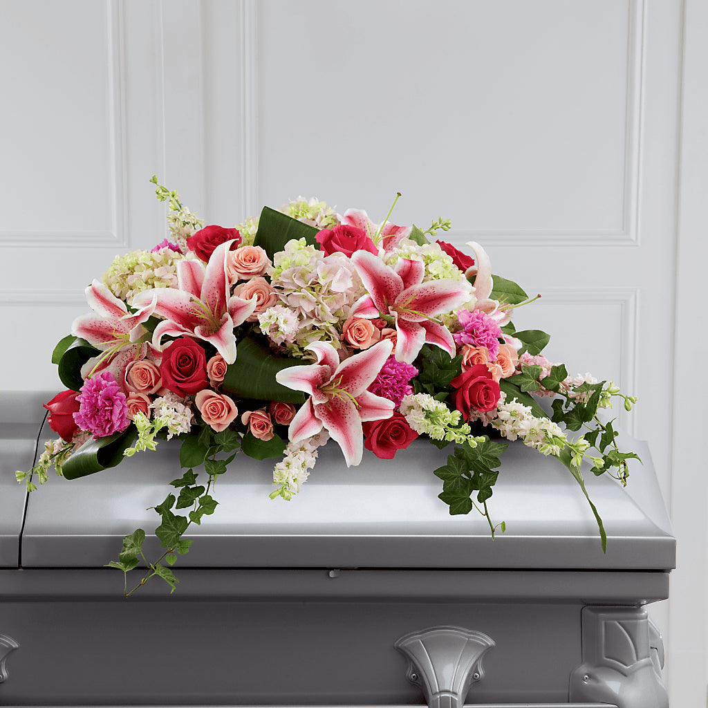 Splendid Grace Casket Spray – Jazmin Flowers, Chicago IL