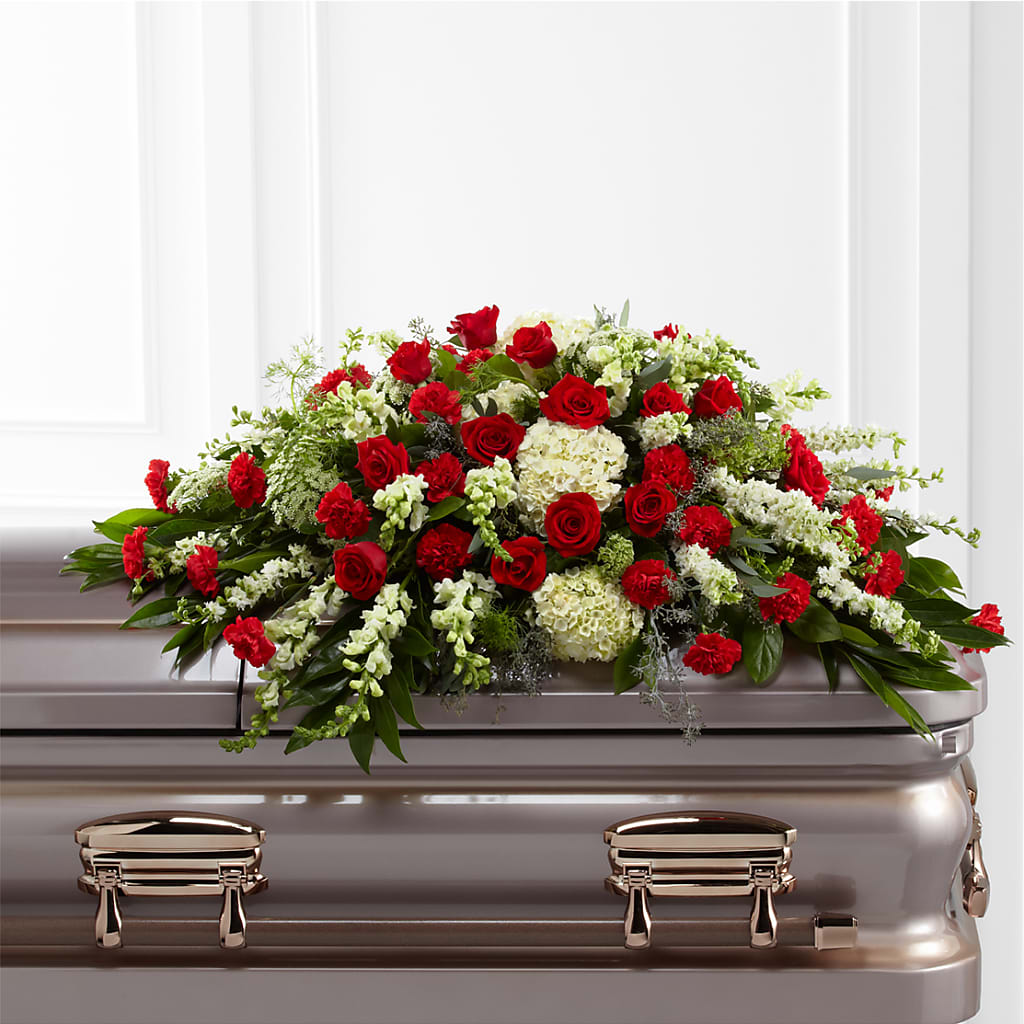 Sincerity Casket Spray – Jazmin Flowers, Chicago IL
