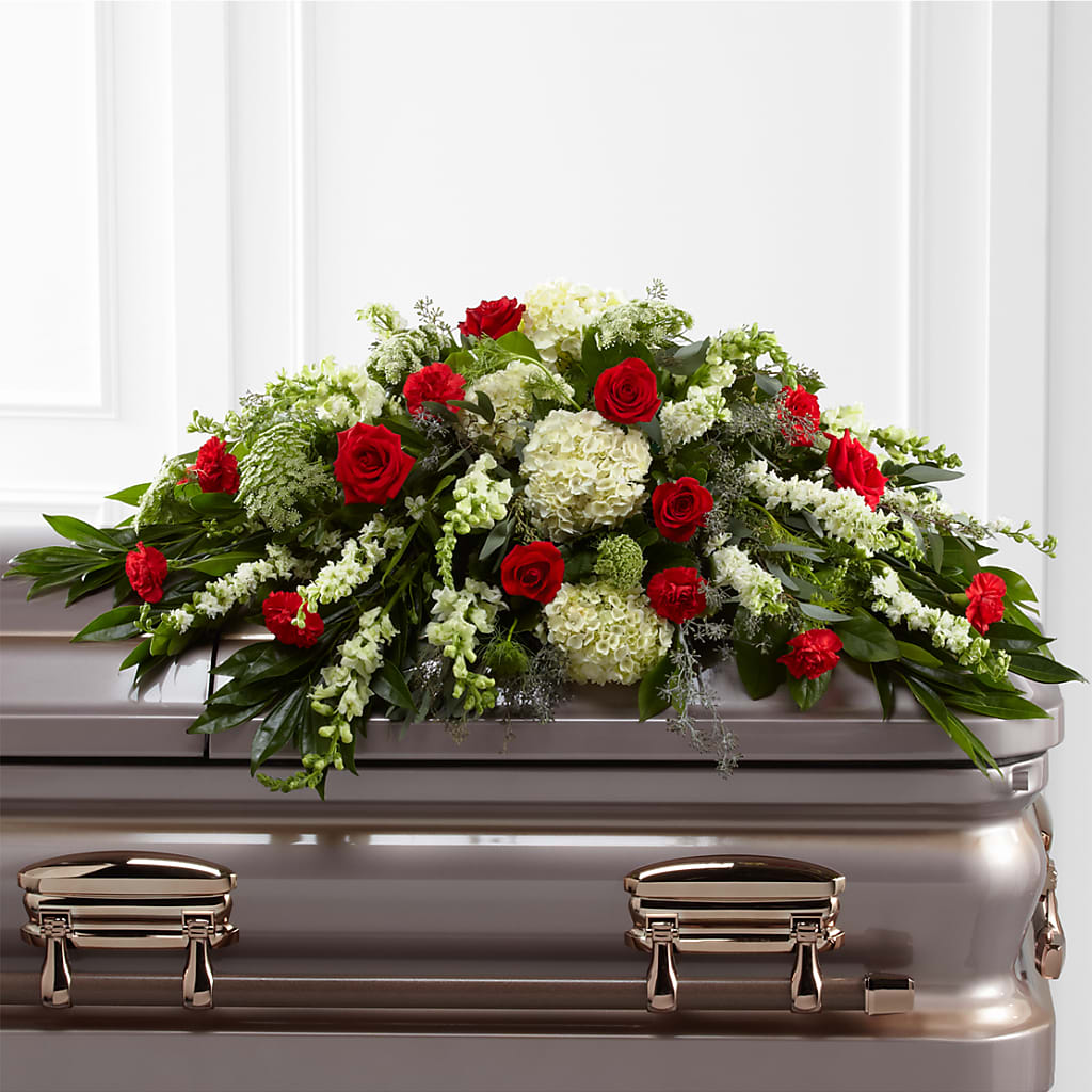 Sincerity Casket Spray – Jazmin Flowers, Chicago IL