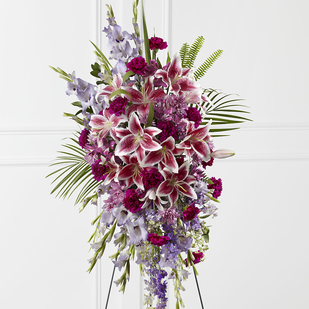 Tender Touch Standing Spray – Jazmin Flowers, Chicago IL