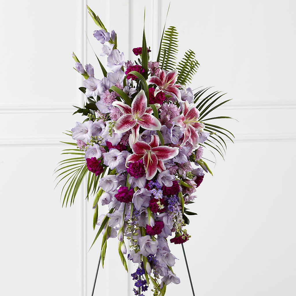 Tender Touch Standing Spray – Jazmin Flowers, Chicago IL