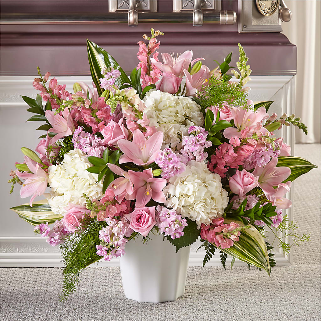 Simply Serene Floor Basket – Jazmin Flowers, Chicago IL