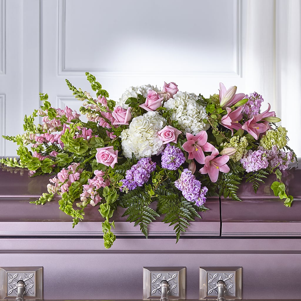 Life's Gratitude Casket Spray – Jazmin Flowers, Chicago IL