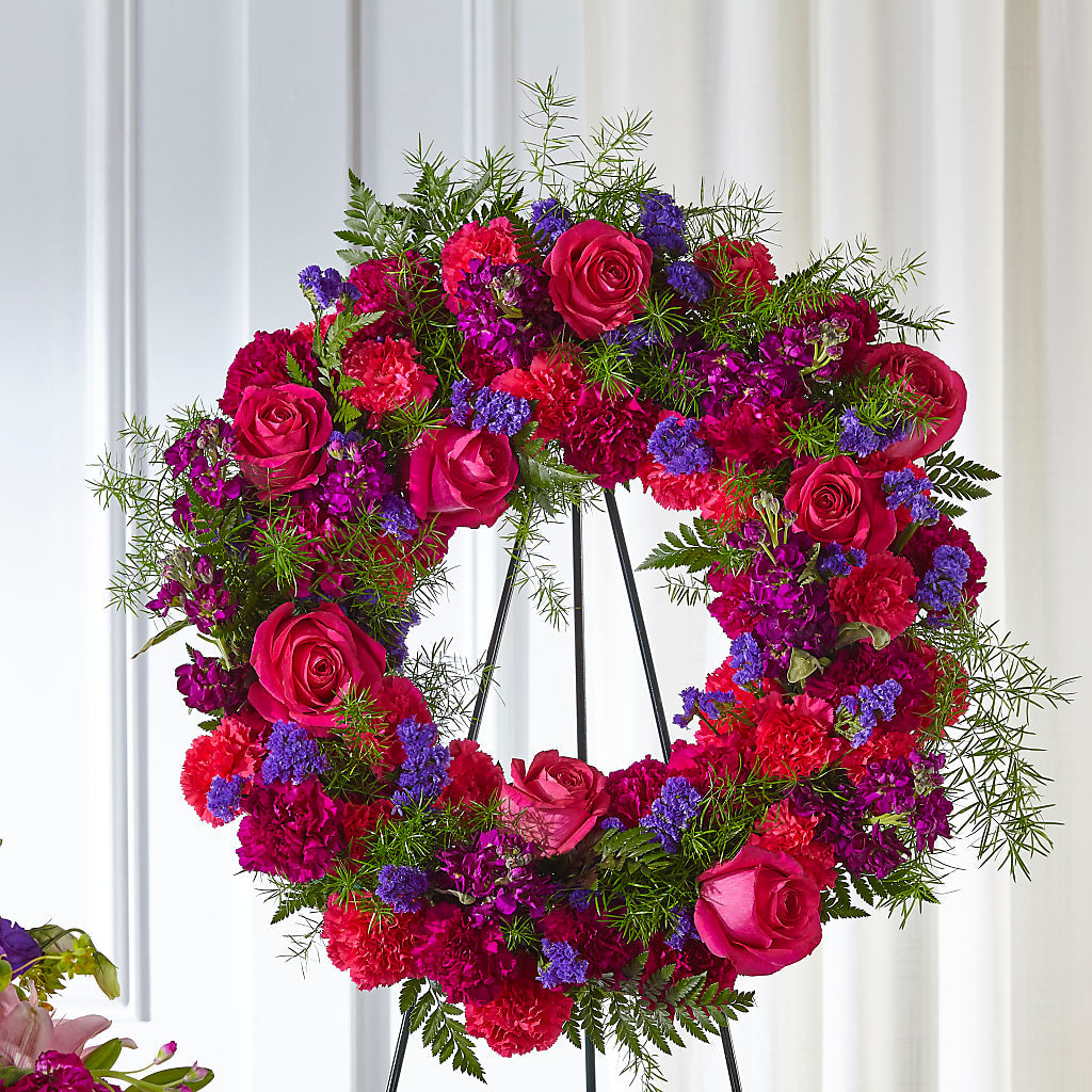 Calming Colors Wreath – Jazmin Flowers, Chicago IL