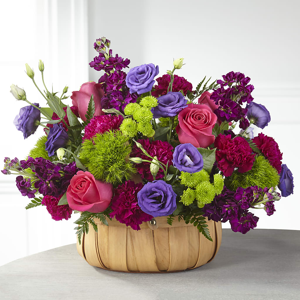Serene Sanctuary Basket – Jazmin Flowers, Chicago IL