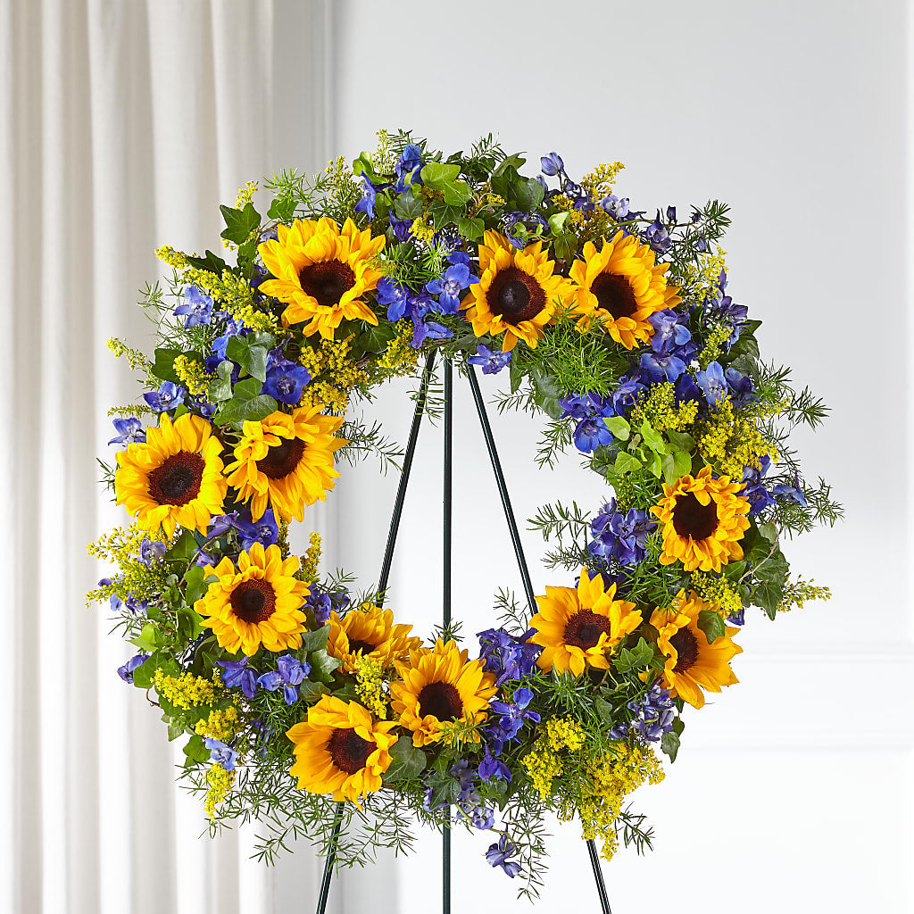 Bright Rays Wreath – Jazmin Flowers, Chicago IL