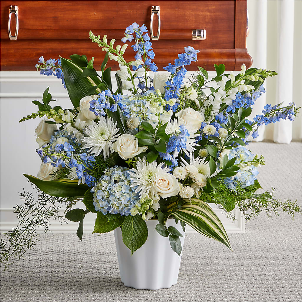 Everlasting Memories Floor Basket – Jazmin Flowers, Chicago IL
