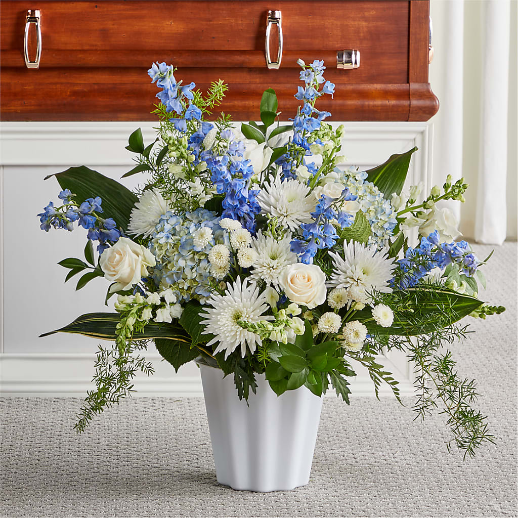 Everlasting Memories Floor Basket – Jazmin Flowers, Chicago IL