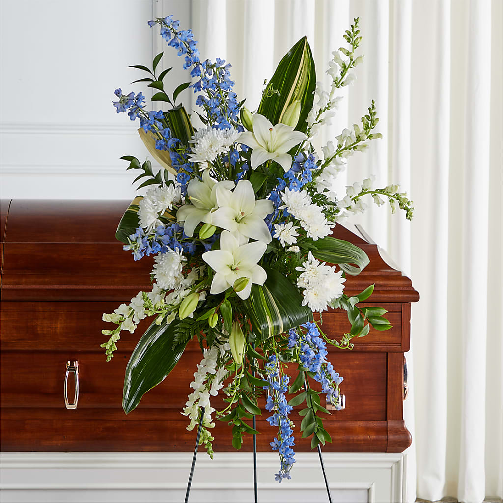 Eternal Impressions Standing Spray – Jazmin Flowers, Chicago IL