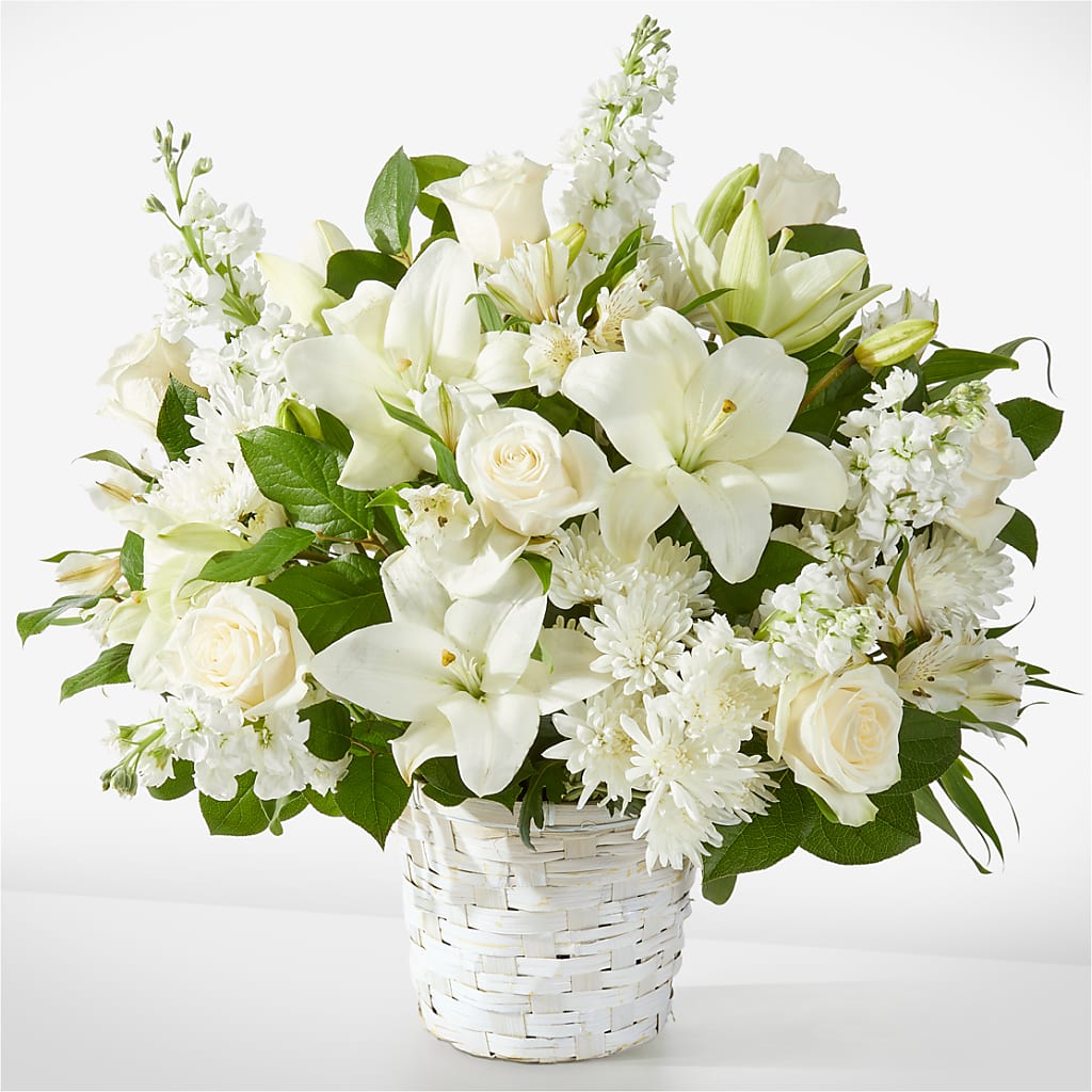 Peaceful Reflections Arrangement – Jazmin Flowers, Chicago IL