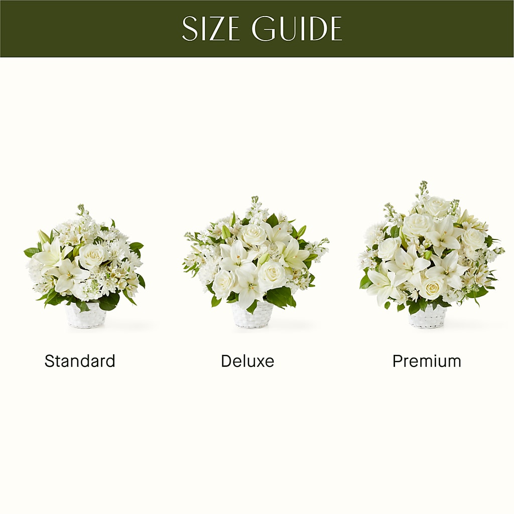 Peaceful Reflections Arrangement – Jazmin Flowers, Chicago IL