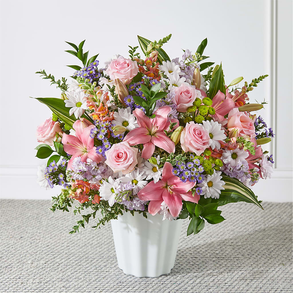 Abundant Compassion Floor Basket – Jazmin Flowers, Chicago IL