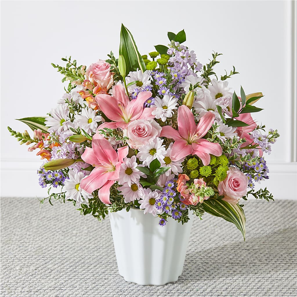 Abundant Compassion Floor Basket – Jazmin Flowers, Chicago IL