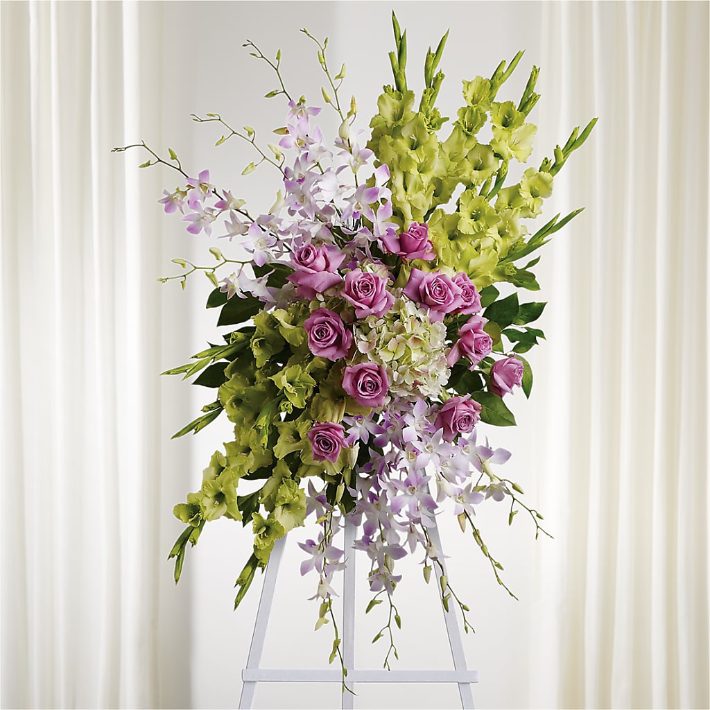 Lasting Legacy Standing Spray – Jazmin Flowers, Chicago IL