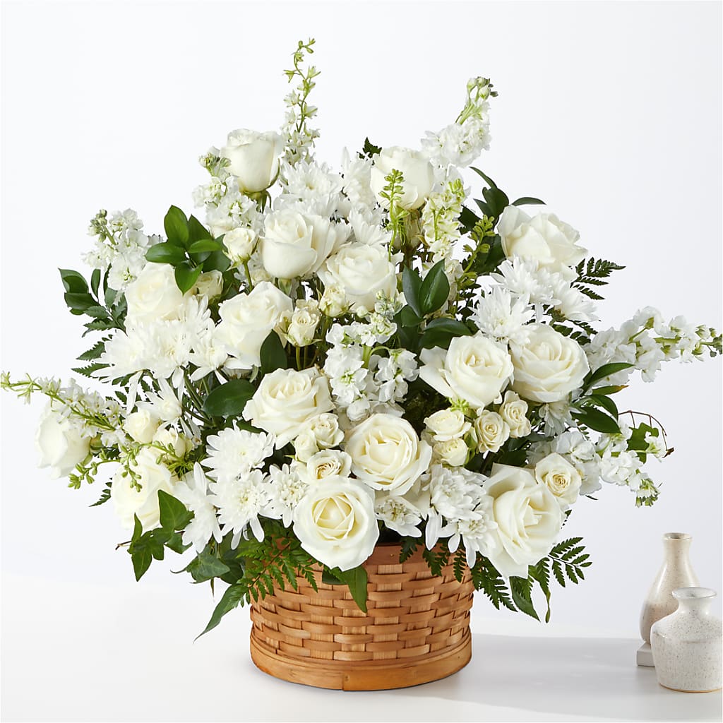 Heartfelt Condolences Arrangement – Jazmin Flowers, Chicago IL