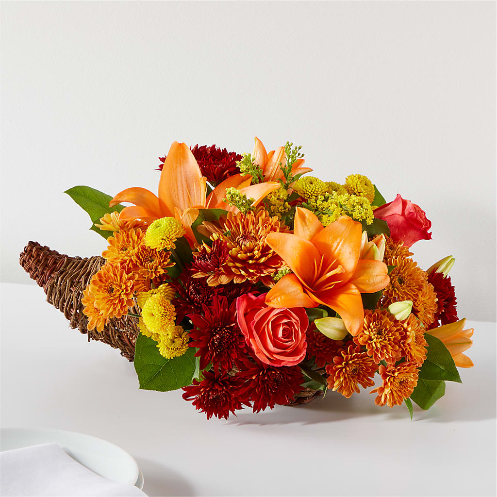 Bouquet of Blessings Cornucopia – Jazmin Flowers, Chicago IL