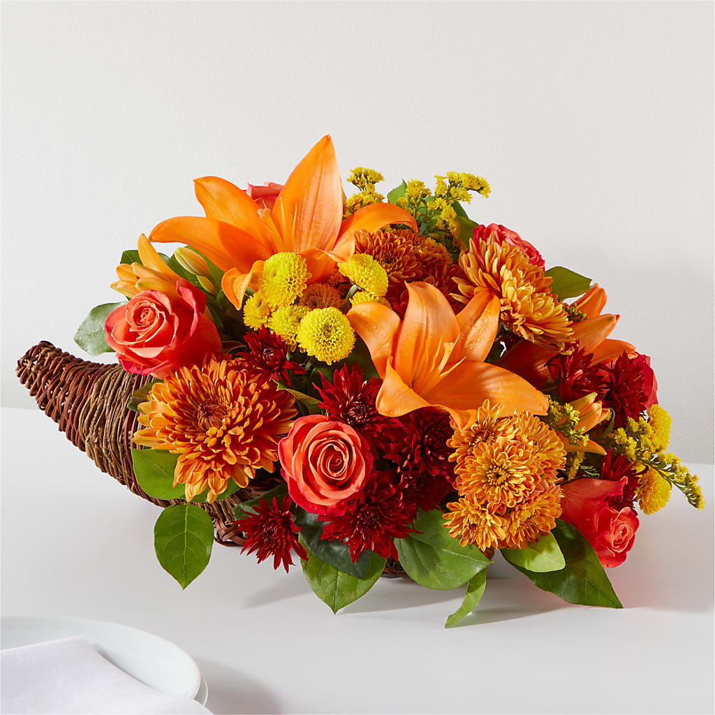 Bouquet of Blessings Cornucopia – Jazmin Flowers, Chicago IL