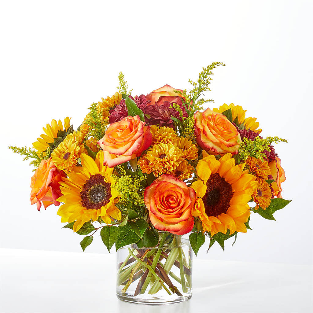 Flannel Scarf Bouquet – Jazmin Flowers, Chicago IL