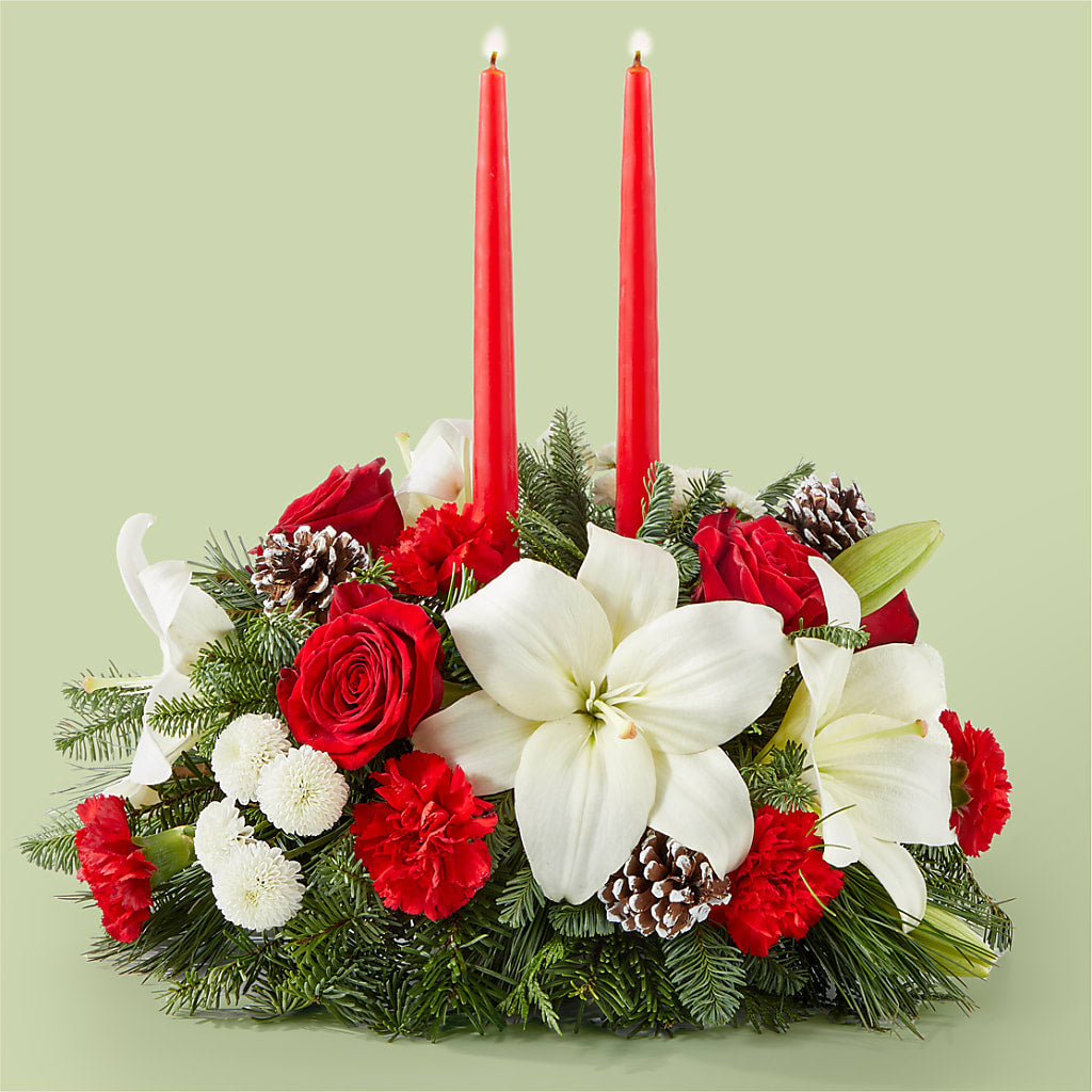 Seasonal Festivities Centerpiece – Jazmin Flowers, Chicago IL