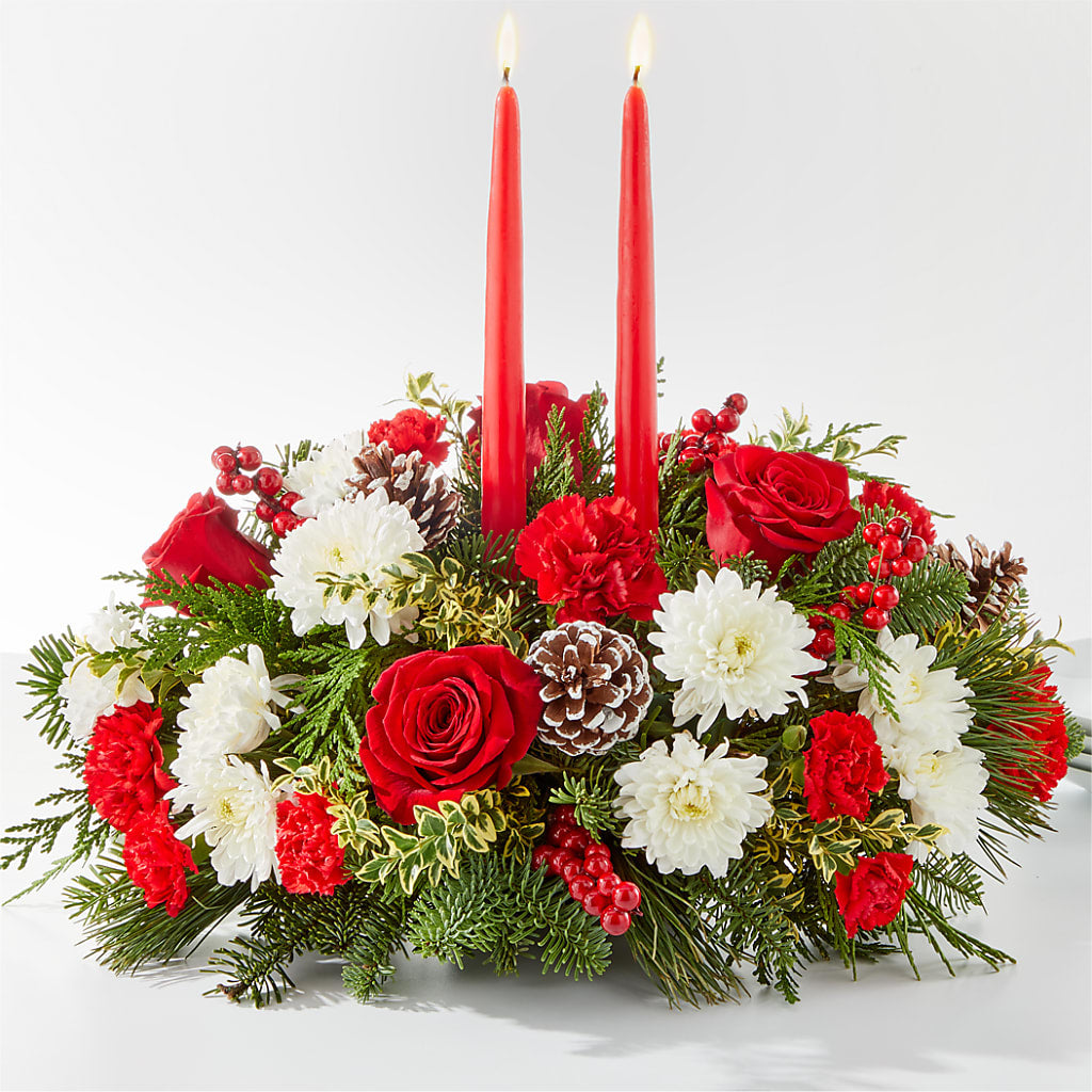 Holiday Soiree Centerpiece – Jazmin Flowers, Chicago IL