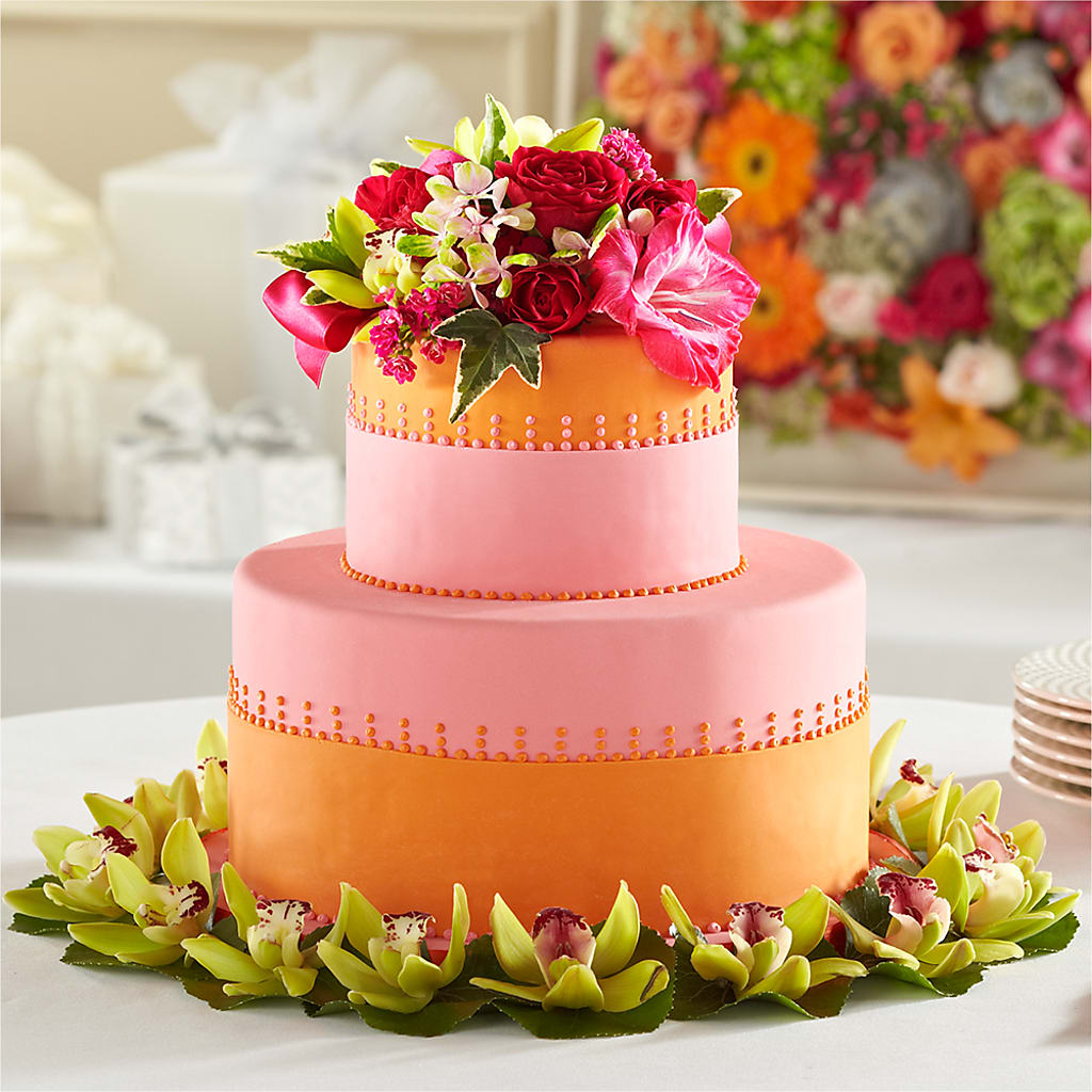 Sweet Citrus Cake Decor – Jazmin Flowers, Chicago IL