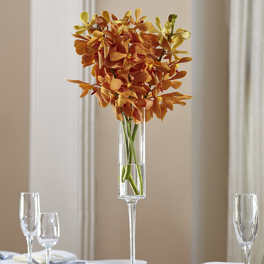 Orange Mokara Bouquet – Jazmin Flowers, Chicago IL
