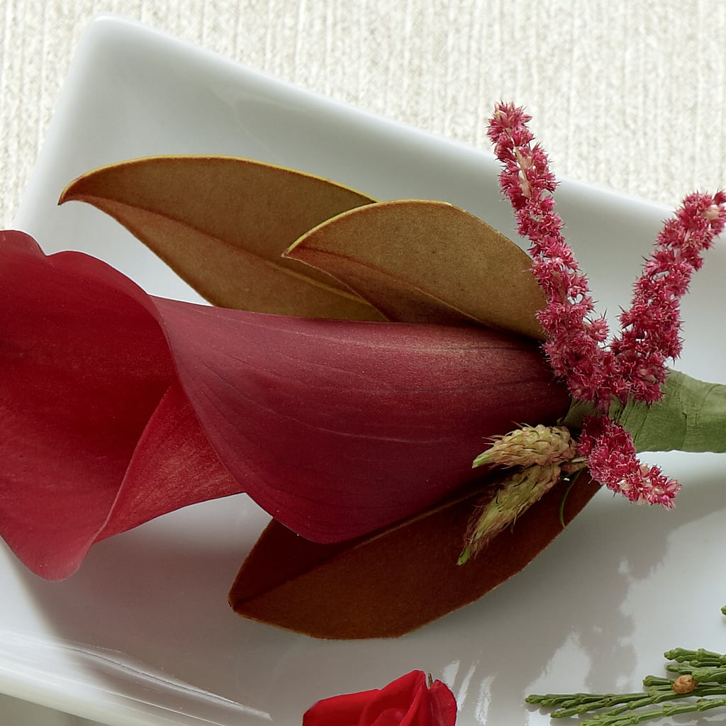 Red Calla Boutonniere – Jazmin Flowers, Chicago IL