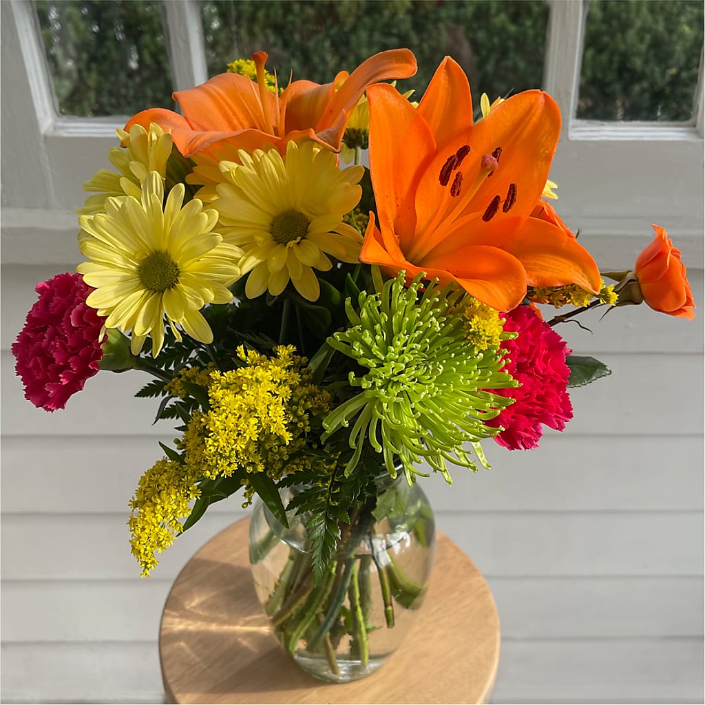 Bold & Bright – A Florist Original –  Jazmin Flowers, Chicago IL