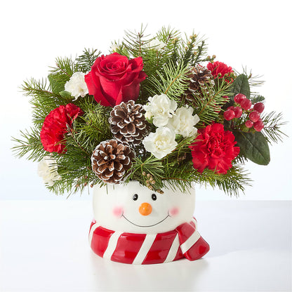 Jolly Snowman Bouquet –  Jazmin Flowers, Chicago IL