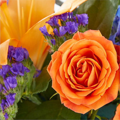 Radiant Citrus Box Bouquet –  Jazmin Flowers, Chicago IL