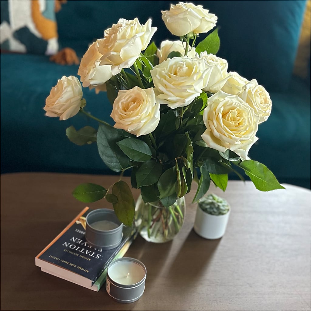 Long Stem Yellow Rose Bouquet –  Jazmin Flowers, Chicago IL