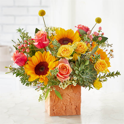 Sunflower Season Bouquet –  Jazmin Flowers, Chicago IL