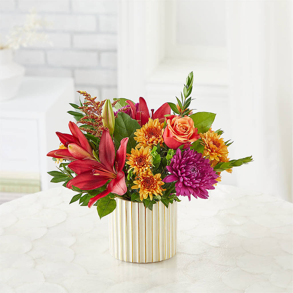 Burgundy Landscape Bouquet –  Jazmin Flowers, Chicago IL