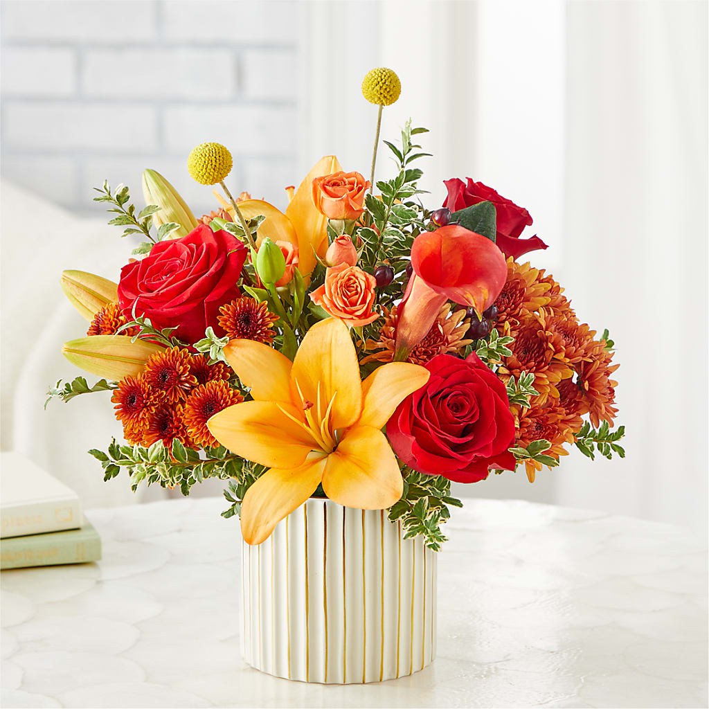 Scarlet Skies Bouquet –  Jazmin Flowers, Chicago IL