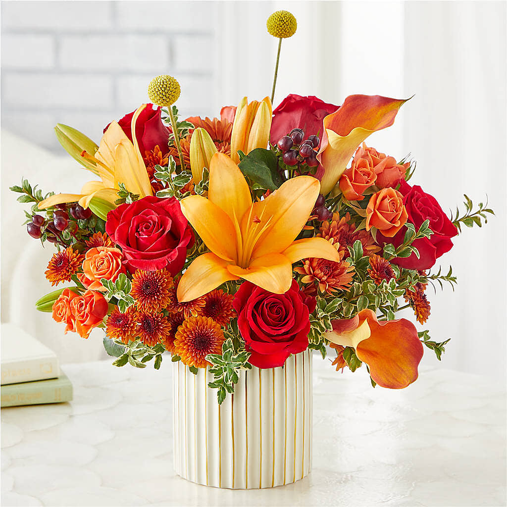 Scarlet Skies Bouquet –  Jazmin Flowers, Chicago IL