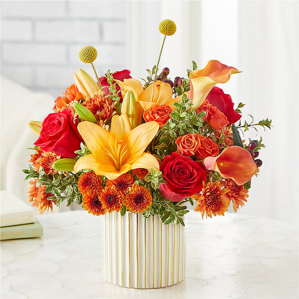 Scarlet Skies Bouquet –  Jazmin Flowers, Chicago IL